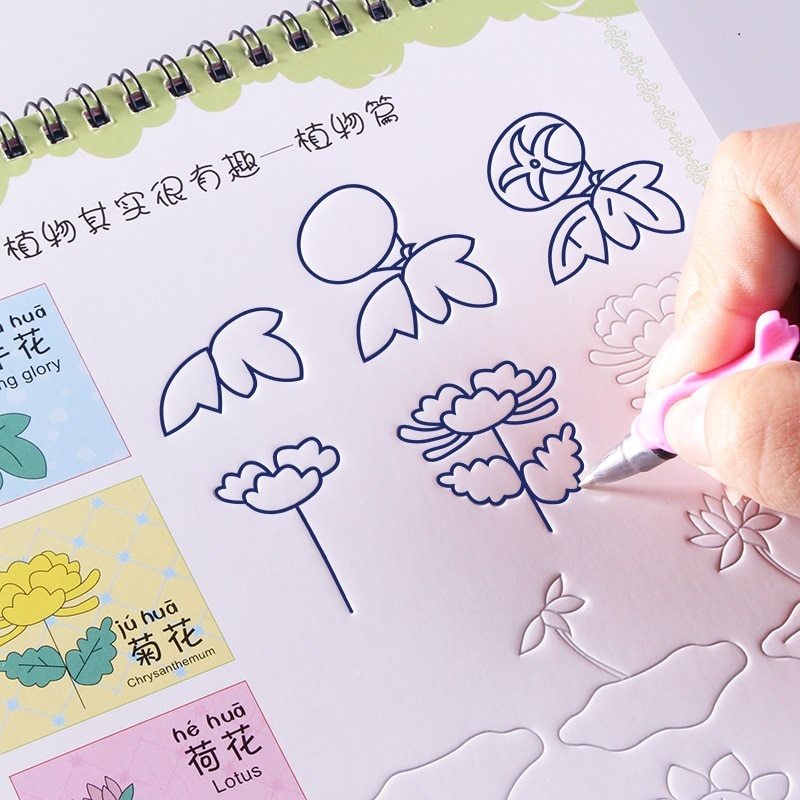 Fun Painting Groove Book | Guided Drawing & Writing Practice for Kids