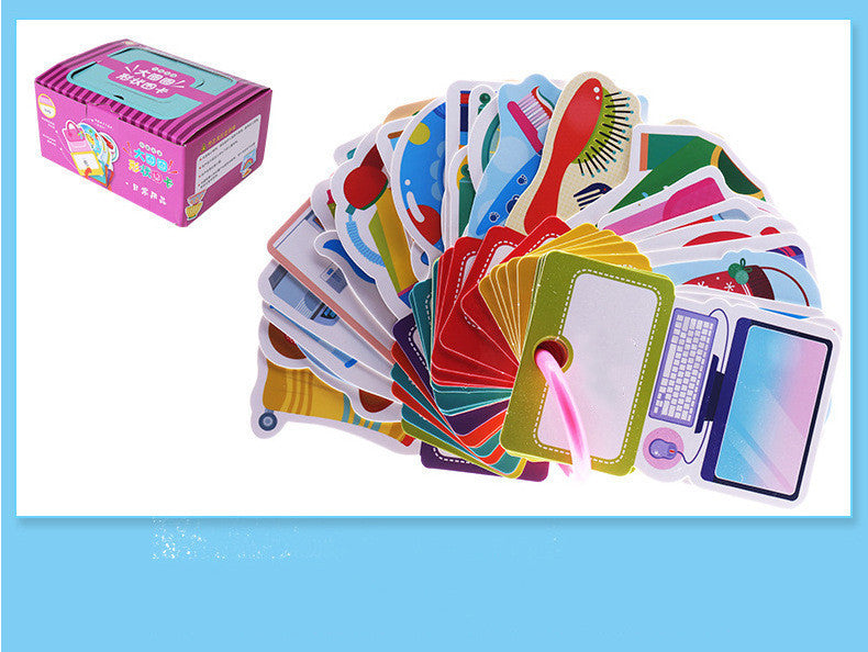 Early Learning Flashcard & Word Match Game Set – Fun Educational Matching Toy