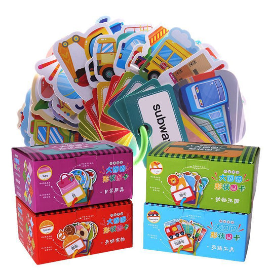 Early Learning Flashcard & Word Match Game Set – Fun Educational Matching Toy