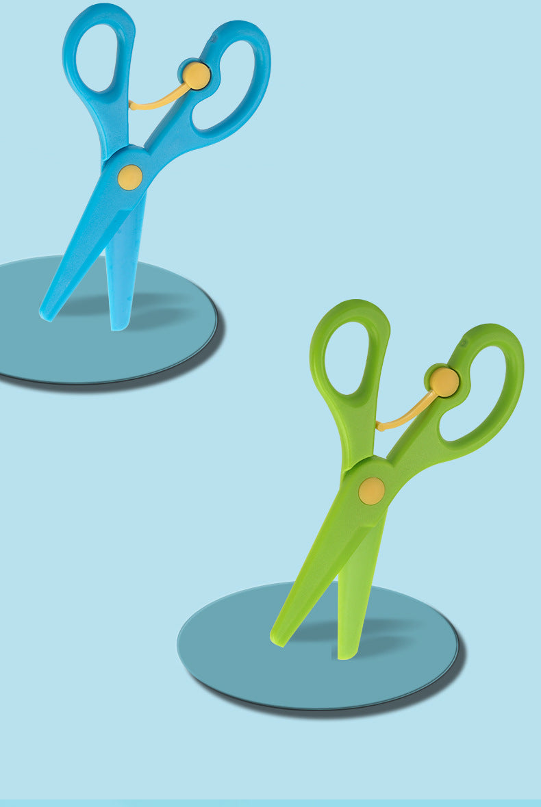 Children's Safety Scissors Plastic Color Scissors Student Handmade DIY Scissors