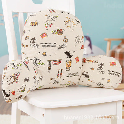 Soft Backrest Cushion for Office & Home | Lumbar Support & Comfort