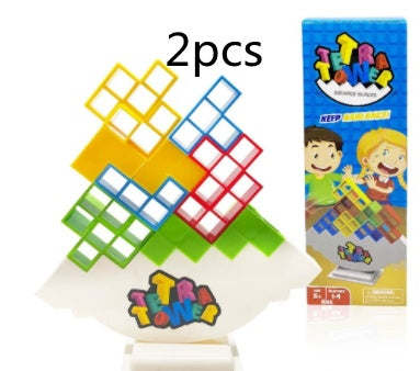 Balance Stacking Board Game – Tower Block Toy for Kids & Therapists