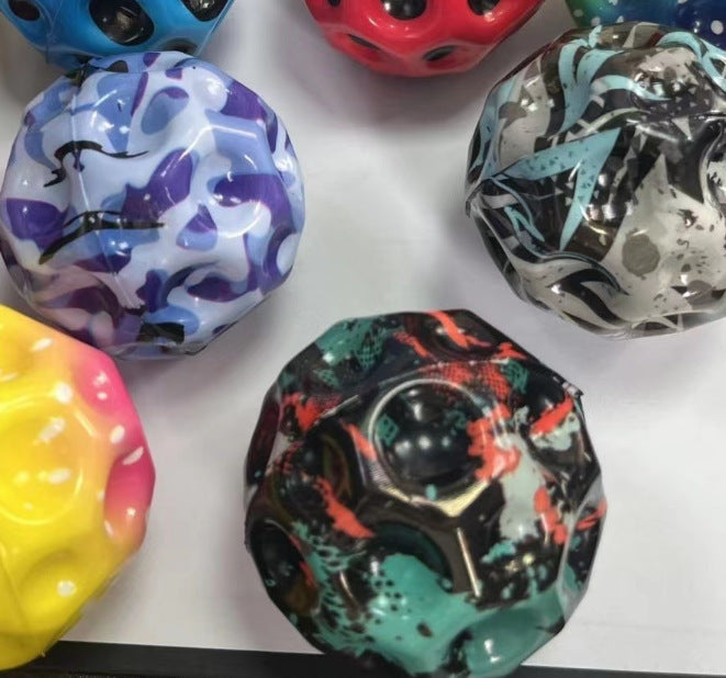 Colorful Hole Ball – Soft, Bouncy, & Ergonomic Play Ball for Kids