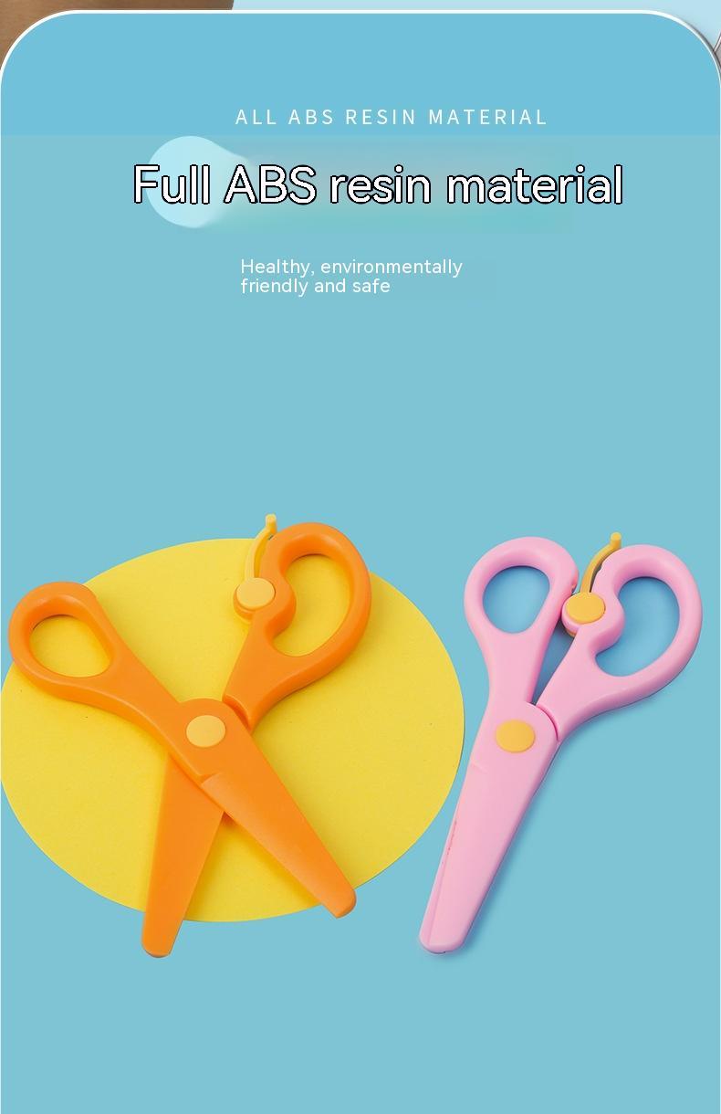 Children's Safety Scissors Plastic Color Scissors Student Handmade DIY Scissors