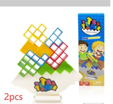 Balance Stacking Board Game – Tower Block Toy for Kids & Therapists