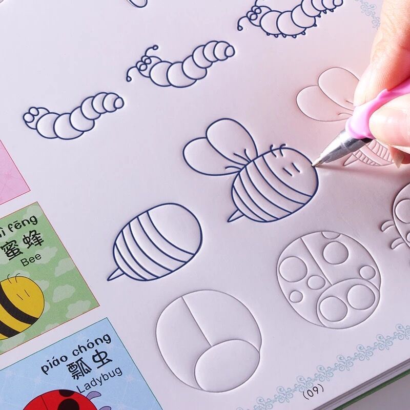 Fun Painting Groove Book | Guided Drawing & Writing Practice for Kids