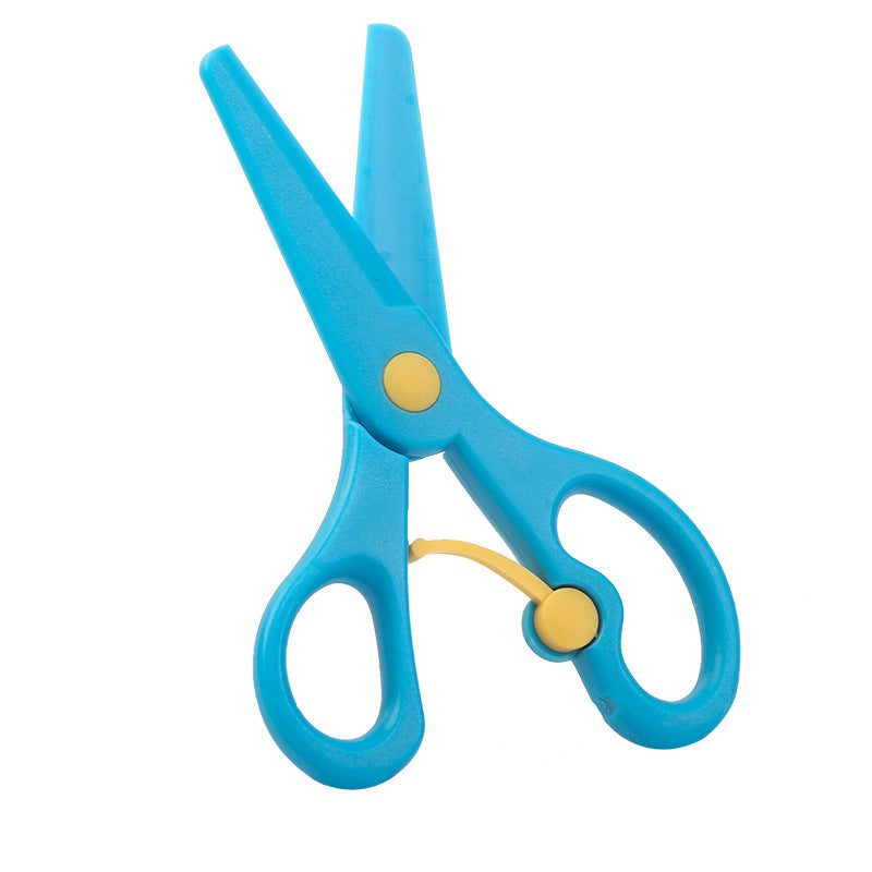 Children's Safety Scissors Plastic Color Scissors Student Handmade DIY Scissors