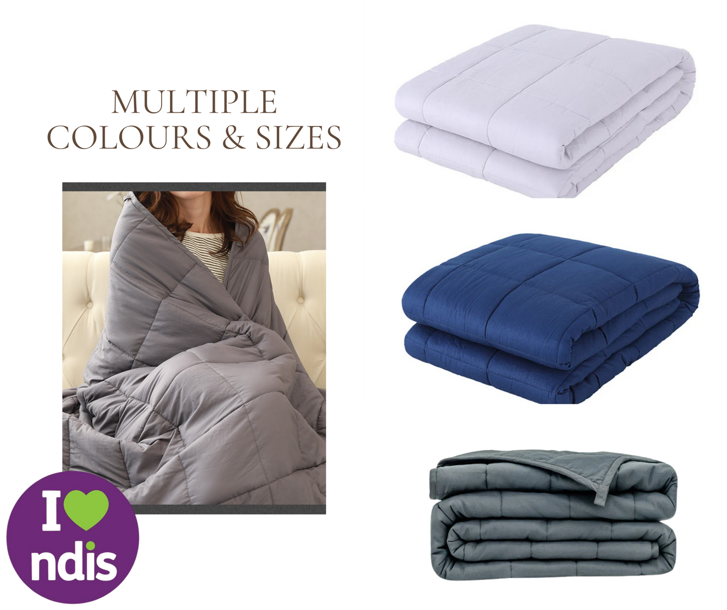 Gravity Weighted Blanket – Sensory Therapy & Sleep Aid
