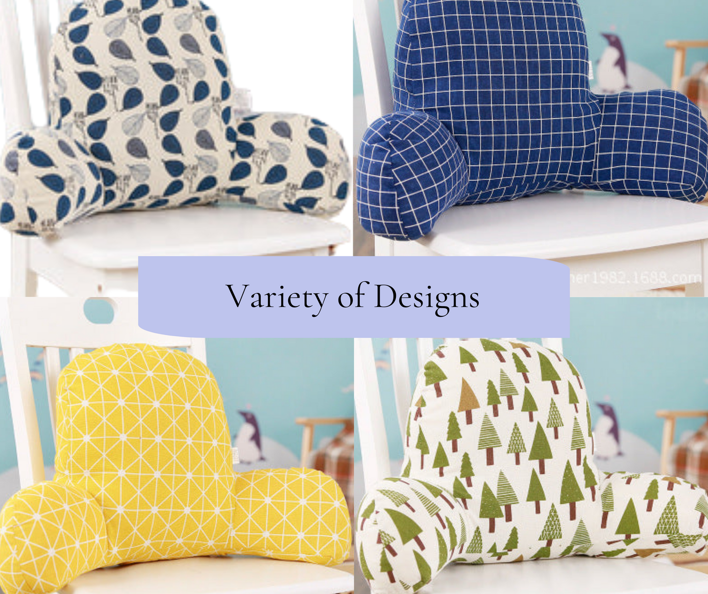 Soft Backrest Cushion for Office & Home | Lumbar Support & Comfort