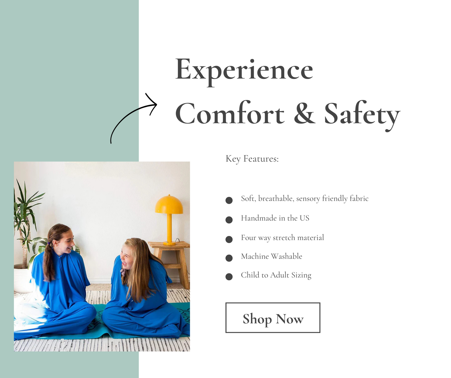Full-Body Compression Sack – Deep Pressure Therapy for Autism & Sensory Needs - Free Shipping