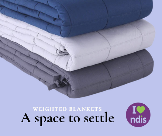 Gravity Weighted Blanket – Premium Cotton Quilt for Deep Sleep & Sensory Comfort