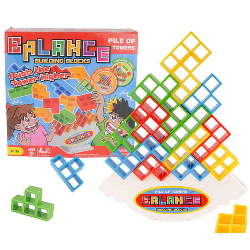 Balance Stacking Board Game – Tower Block Toy for Kids & Therapists