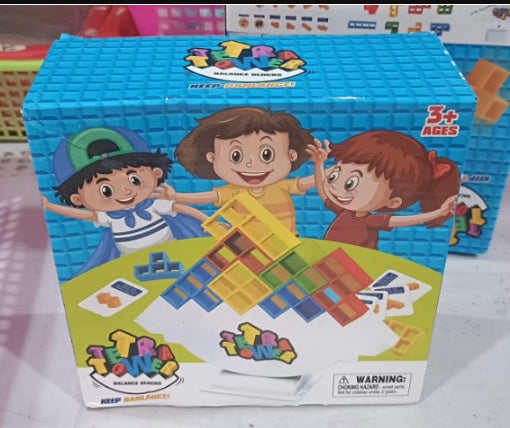 Balance Stacking Board Game – Tower Block Toy for Kids & Therapists