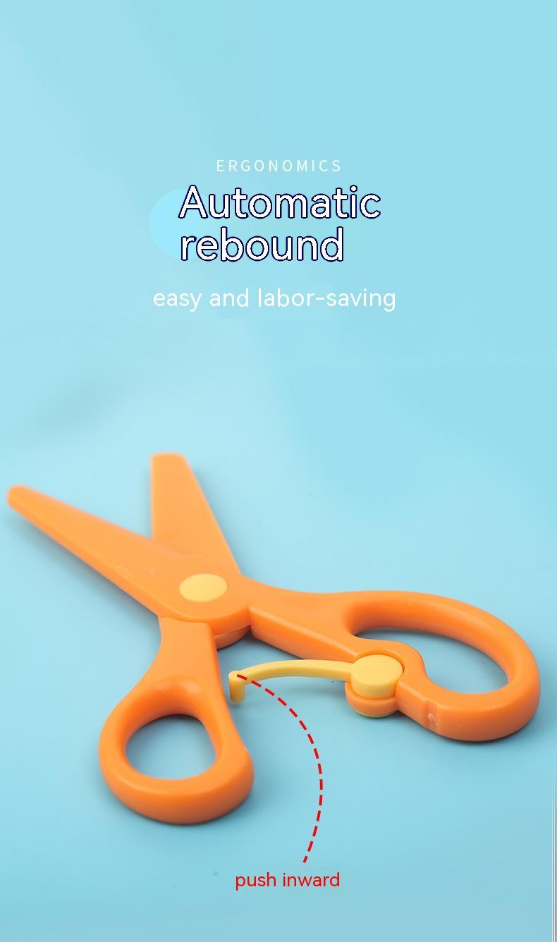 Children's Safety Scissors Plastic Color Scissors Student Handmade DIY Scissors