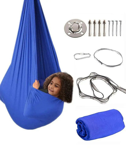 Therapy Swing for Kids with Special Needs – Sensory Cuddle Swing for Autism & ADHD (Includes Hardware)