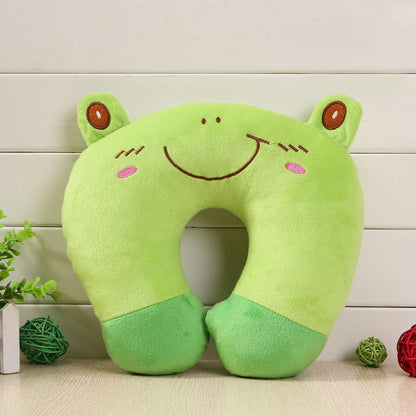 Cartoon U-Shaped Travel Neck Pillow | Soft Plush Office & Travel Pillow