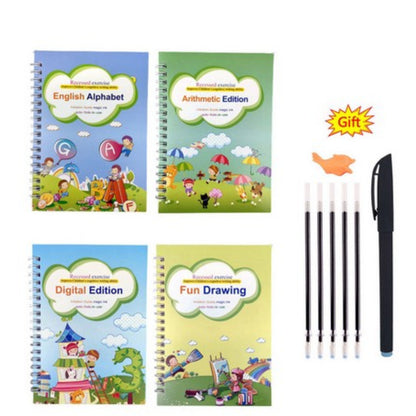 📝 Sank Magic Practice Copybook – Invisible Ink Tracing for Kinesthetic Letter Learning