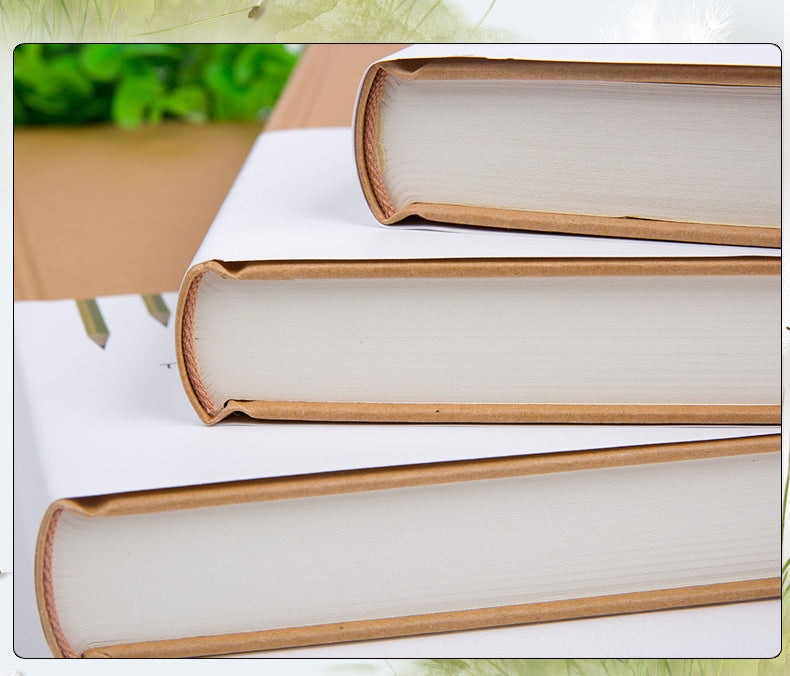 Hardcover Blank Sketchbook | Cowhide Cover Artist Notebook (A4, 16K, 32K)