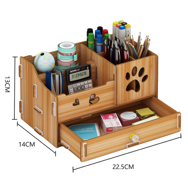 Simple Desktop Pen Container Storage Box