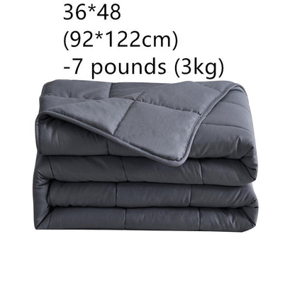 Gravity Weighted Blanket – Premium Cotton Quilt for Deep Sleep & Sensory Comfort