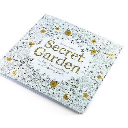 Secret Garden Adult Coloring Book | DIY Stress-Relief Art Therapy