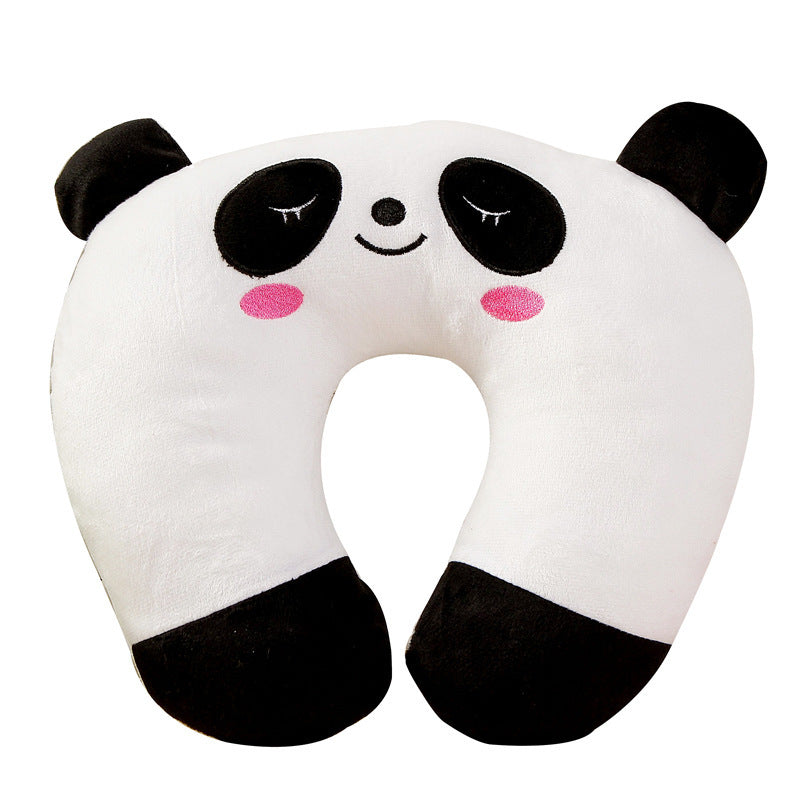 Cartoon U-Shaped Travel Neck Pillow | Soft Plush Office & Travel Pillow