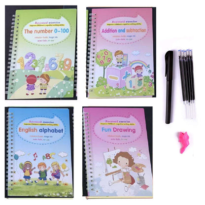 📝 Sank Magic Practice Copybook – Invisible Ink Tracing for Kinesthetic Letter Learning