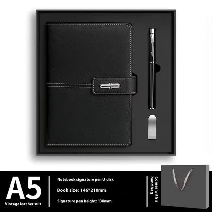 Notebook Pack New Custom Good-looking PU Leather