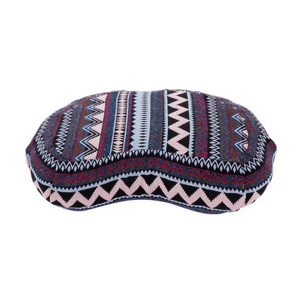 Yoga Meditation Cushion | Cotton & Buckwheat Hulls for Comfort & Support