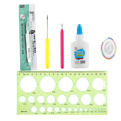 Printer Kit | Laminated Paper Tool Set for Geometry & Crafts