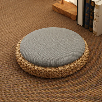 Mindfulness Meditation Cushion | Rattan Tatami Floor Mat for Yoga & Relaxation