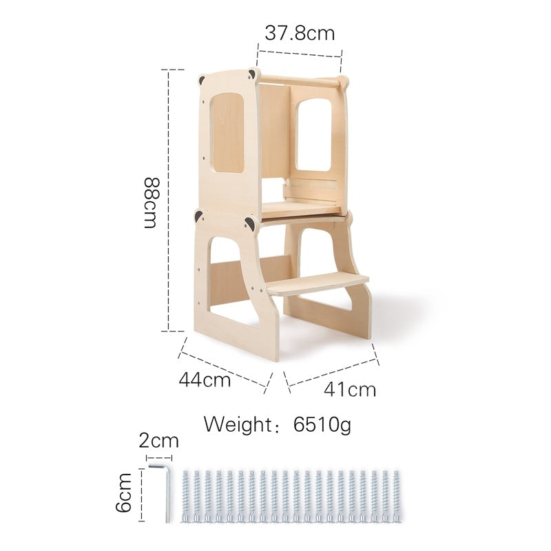 Montessori Toddler Learning Tower & Step Climbing Chair