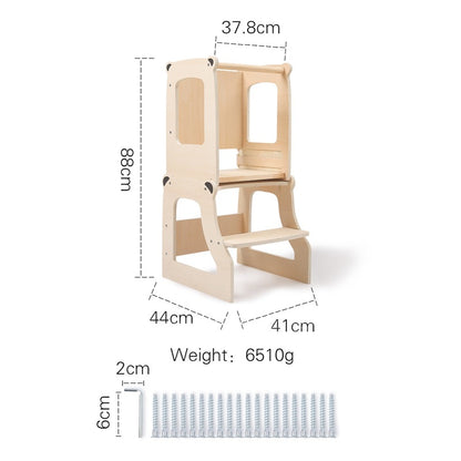 Montessori Toddler Learning Tower & Step Climbing Chair