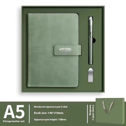 Notebook Pack New Custom Good-looking PU Leather