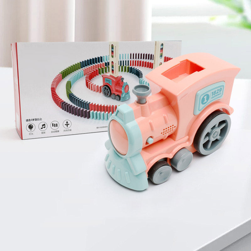 Domino Train Toy | Automatic Domino Placing Train for Kids