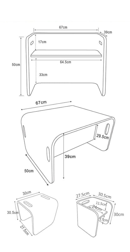 Compact Wooden Kids’ Learning Desk | Foldable Chairs for Easy Storage