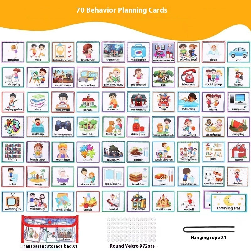 Children's Visual Schedule – Daily Routine & Classroom Teaching Tool