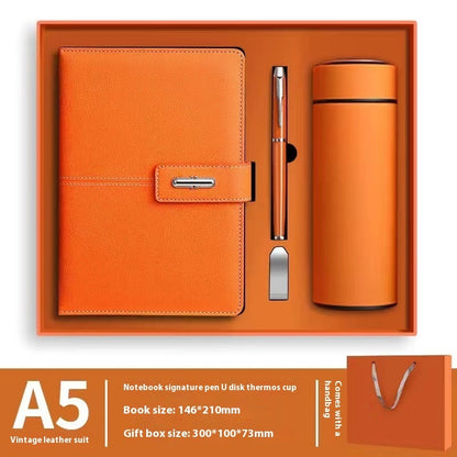 Notebook Pack New Custom Good-looking PU Leather